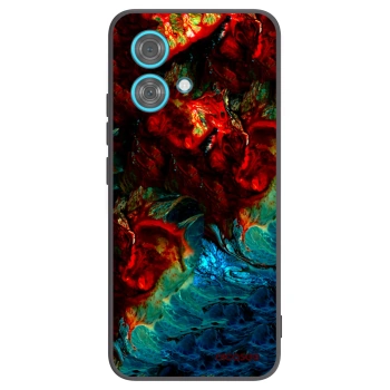 Picasee silikónový čierny obal pre Motorola Edge 40 Neo - Universe