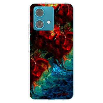 Picasee silikónový prehľadný obal pre Motorola Edge 40 Neo - Universe