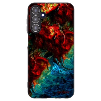 Picasee silikónový čierny obal pre Samsung Galaxy A15 A155F 4G - Universe