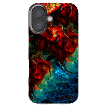 Picasee silikónový prehľadný obal pre Apple iPhone 16 - Universe