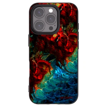 Picasee silikónový čierny obal pre Apple iPhone 16 Pro - Universe
