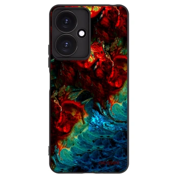 Picasee silikónový čierny obal pre Xiaomi Redmi 13C 5G - Universe