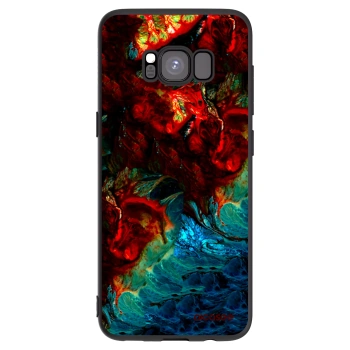 Picasee silikónový čierny obal pre Samsung Galaxy S8 G950F - Universe