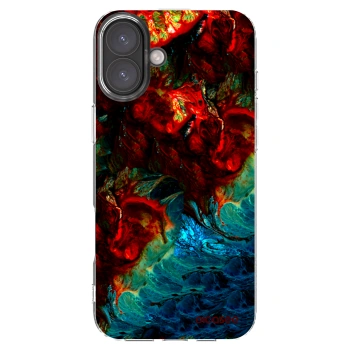 Picasee silikónový prehľadný obal pre Apple iPhone 16 Plus - Universe
