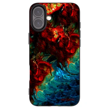 Picasee silikónový čierny obal pre Apple iPhone 16 Plus - Universe