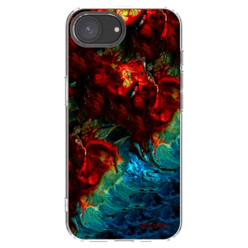 Picasee silikónový prehľadný obal pre Apple iPhone 16e - Universe