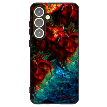Picasee silikónový čierny obal pre Samsung Galaxy S24 FE S721B - Universe