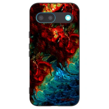 Picasee silikónový čierny obal pre Google Pixel 8 - Universe