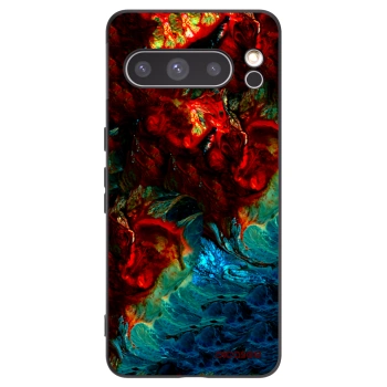 Picasee silikónový čierny obal pre Google Pixel 8 Pro - Universe