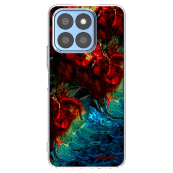 Picasee silikónový prehľadný obal pre Honor X8c - Universe