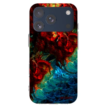 Picasee silikónový prehľadný obal pre Apple iPhone 17 Pro - Universe