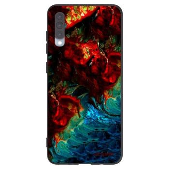 Picasee silikónový čierny obal pre Samsung Galaxy A70 A705F - Universe