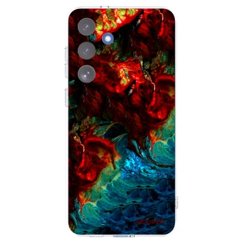 Picasee silikónový prehľadný obal pre Samsung Galaxy S25 FE 5G - Universe