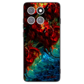 Picasee silikónový čierny obal pre Motorola Edge 60 Fusion - Universe