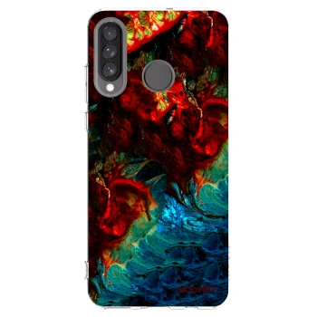Picasee silikónový prehľadný obal pre Huawei P30 Lite - Universe