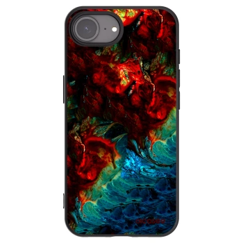 Picasee silikónový čierny obal pre Apple iPhone 17e - Universe