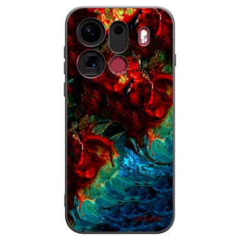 Picasee silikónový čierny obal pre OPPO Find X9 Pro - Universe