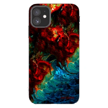 Picasee silikónový prehľadný obal pre Apple iPhone 11 - Universe