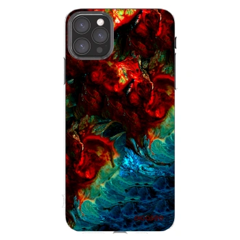 Picasee silikónový prehľadný obal pre Apple iPhone 11 Pro Max - Universe