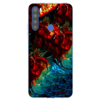 Picasee silikónový prehľadný obal pre Xiaomi Redmi Note 8T - Universe