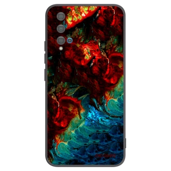 Picasee silikónový čierny obal pre Huawei Nova 5T - Universe