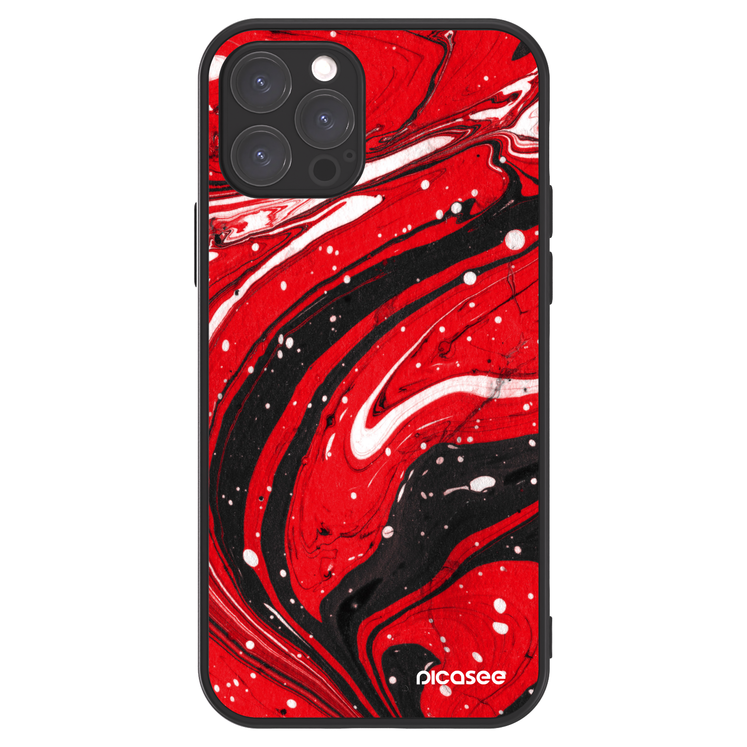 Picasee ULTIMATE CASE pro Apple iPhone 12 Pro - Red black