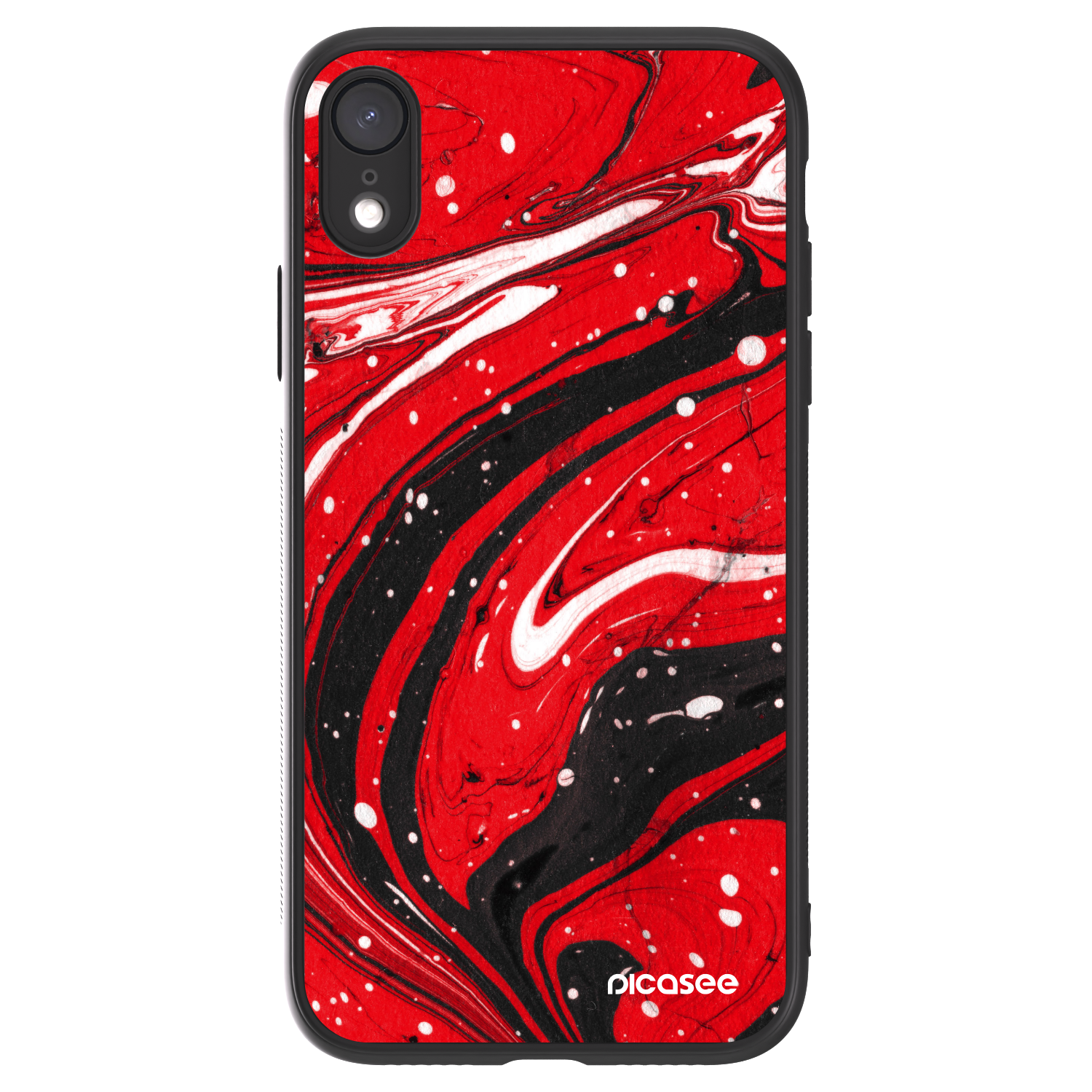 Picasee ULTIMATE CASE pro Apple iPhone XR - Red black