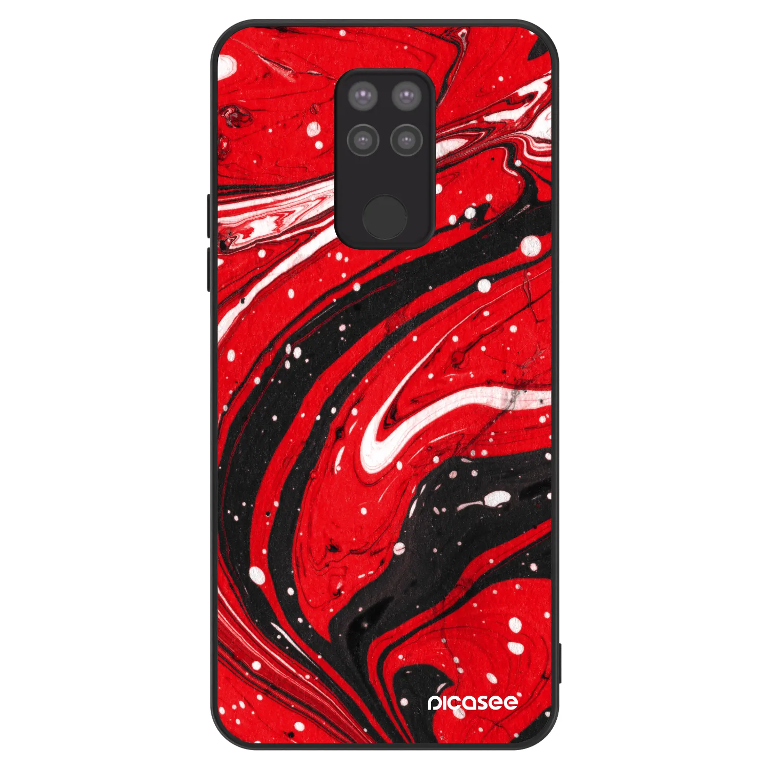 Picasee ULTIMATE CASE pro Xiaomi Redmi Note 9 - Red black