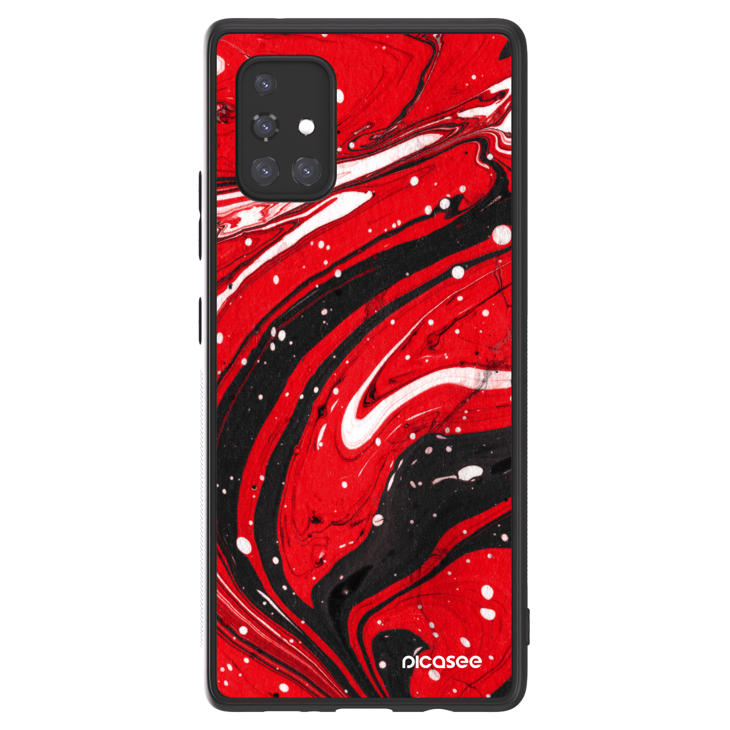 Picasee ULTIMATE CASE pro Samsung Galaxy A71 A715F - Red black