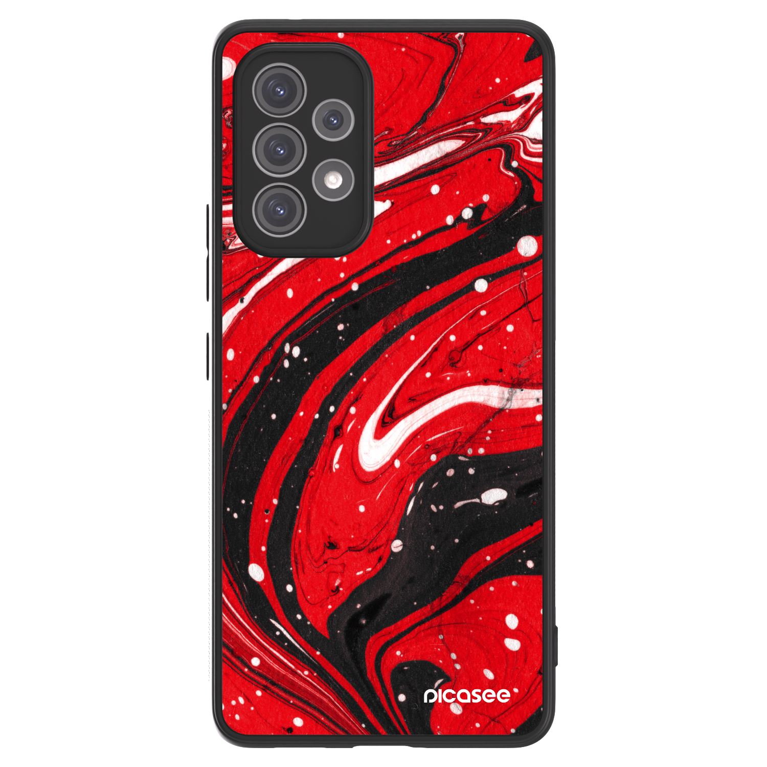 Picasee ULTIMATE CASE pro Samsung Galaxy A52 5G A525F - Red black