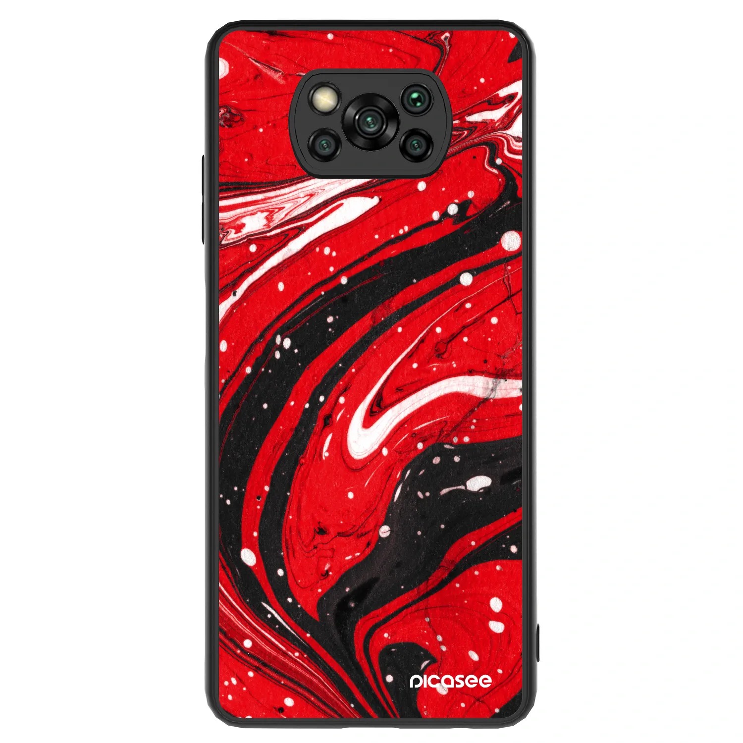 Picasee ULTIMATE CASE pro Xiaomi Poco X3 - Red black