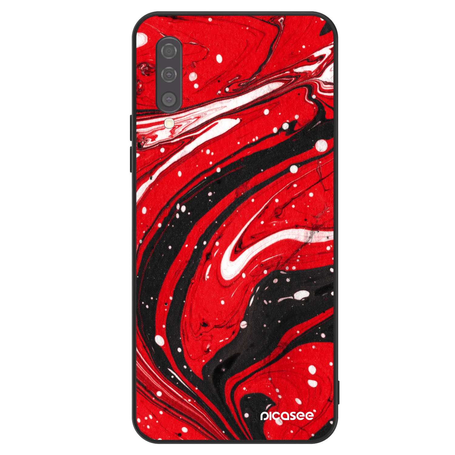 Picasee ULTIMATE CASE pro Samsung Galaxy A50 A505F - Red black