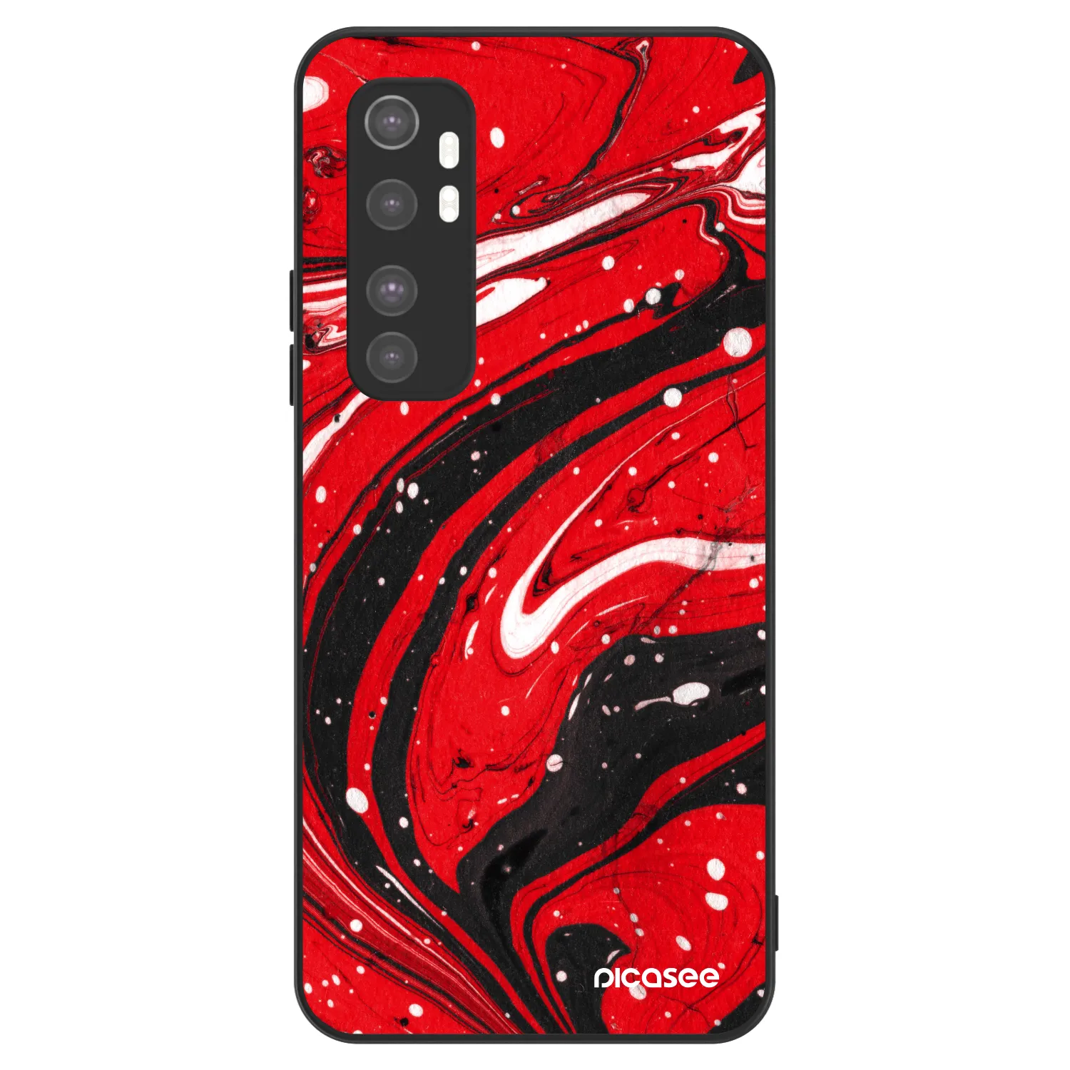 Picasee ULTIMATE CASE pro Xiaomi Mi Note 10 Lite - Red black