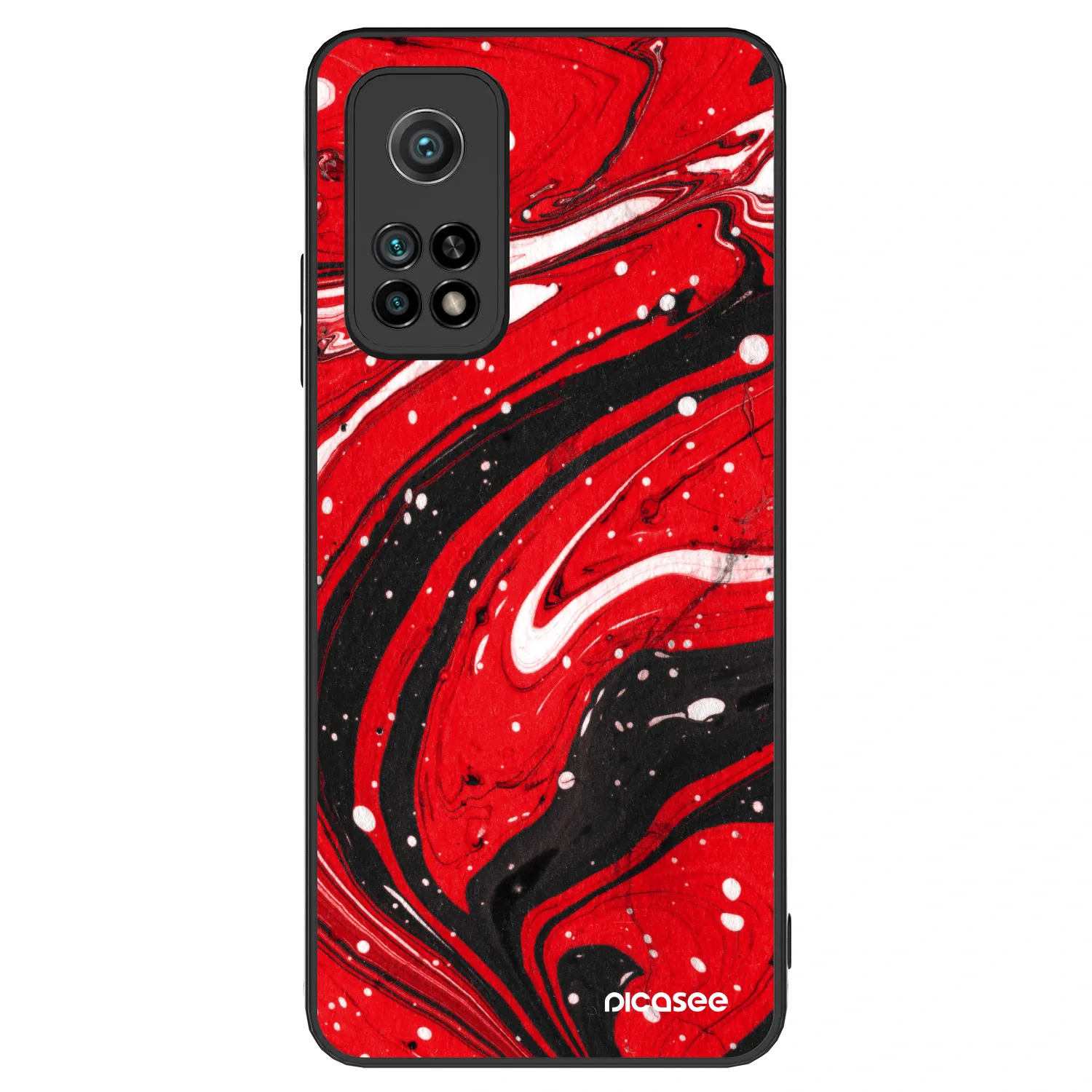 Picasee ULTIMATE CASE pro Xiaomi Mi 10T Pro - Red black
