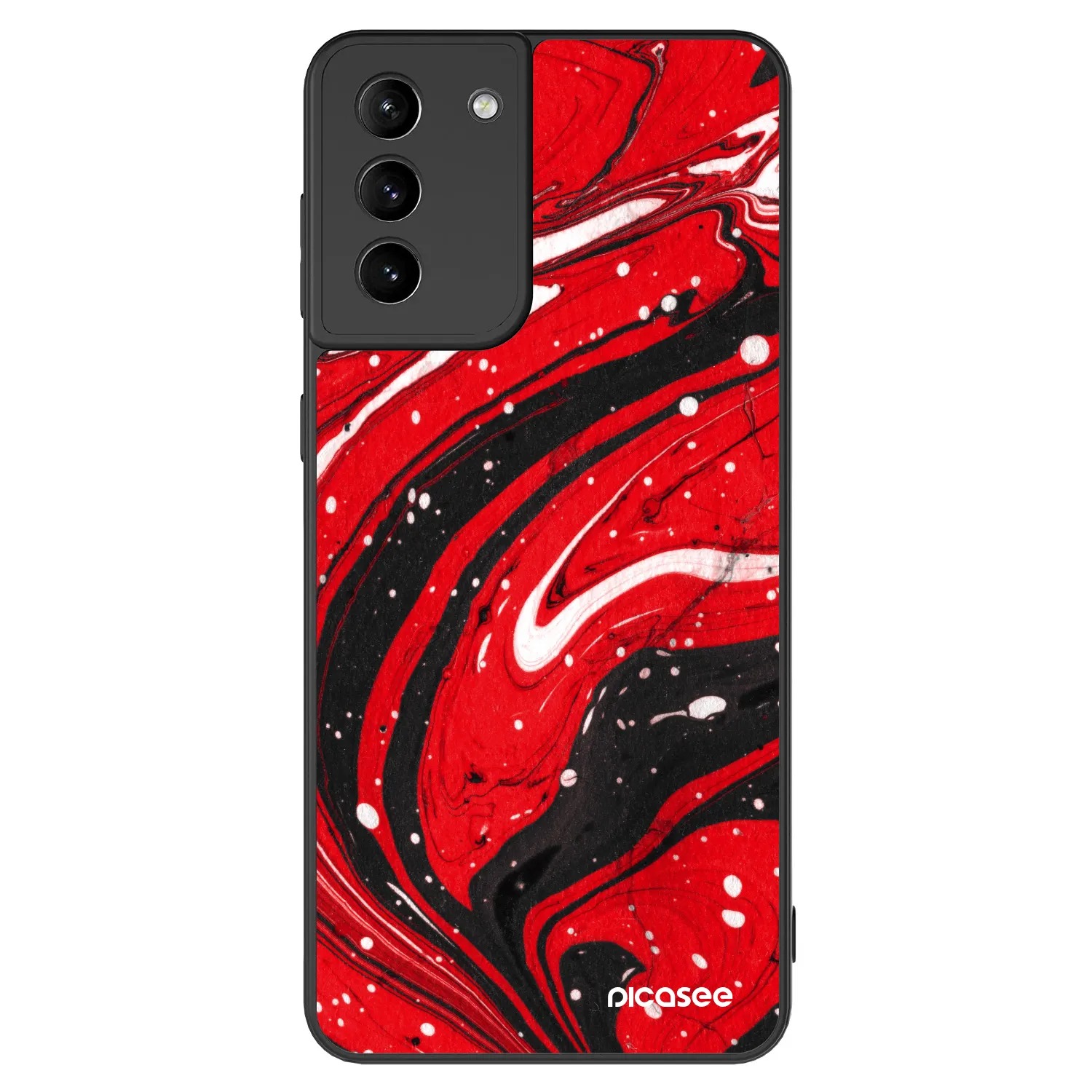 Picasee ULTIMATE CASE pro Samsung Galaxy S21+ 5G G996F - Red black