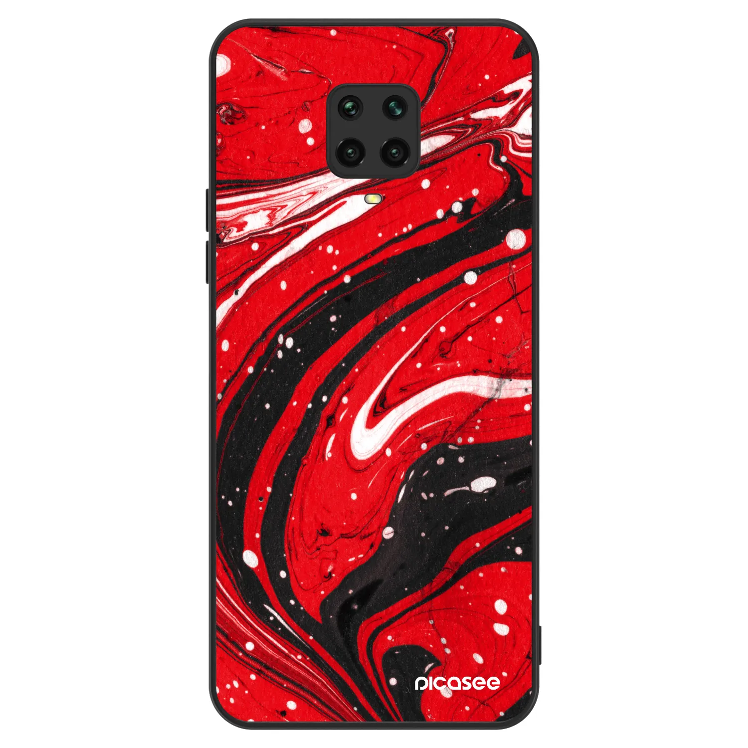 Picasee ULTIMATE CASE pro Xiaomi Redmi Note 9S - Red black