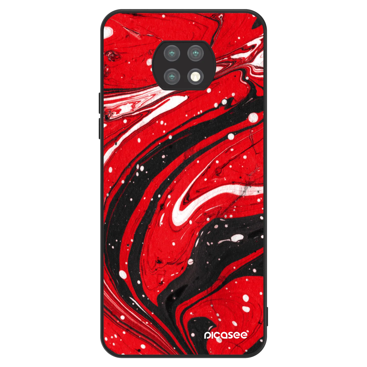 Picasee ULTIMATE CASE pro Xiaomi Redmi Note 9T - Red black