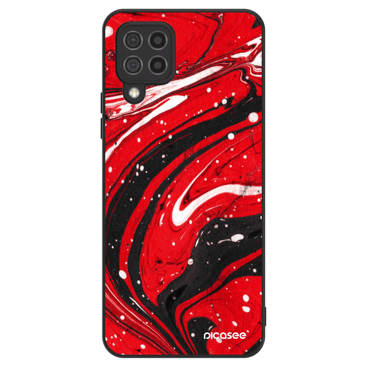 Picasee ULTIMATE CASE pro Samsung Galaxy A22 A225F 4G - Red black