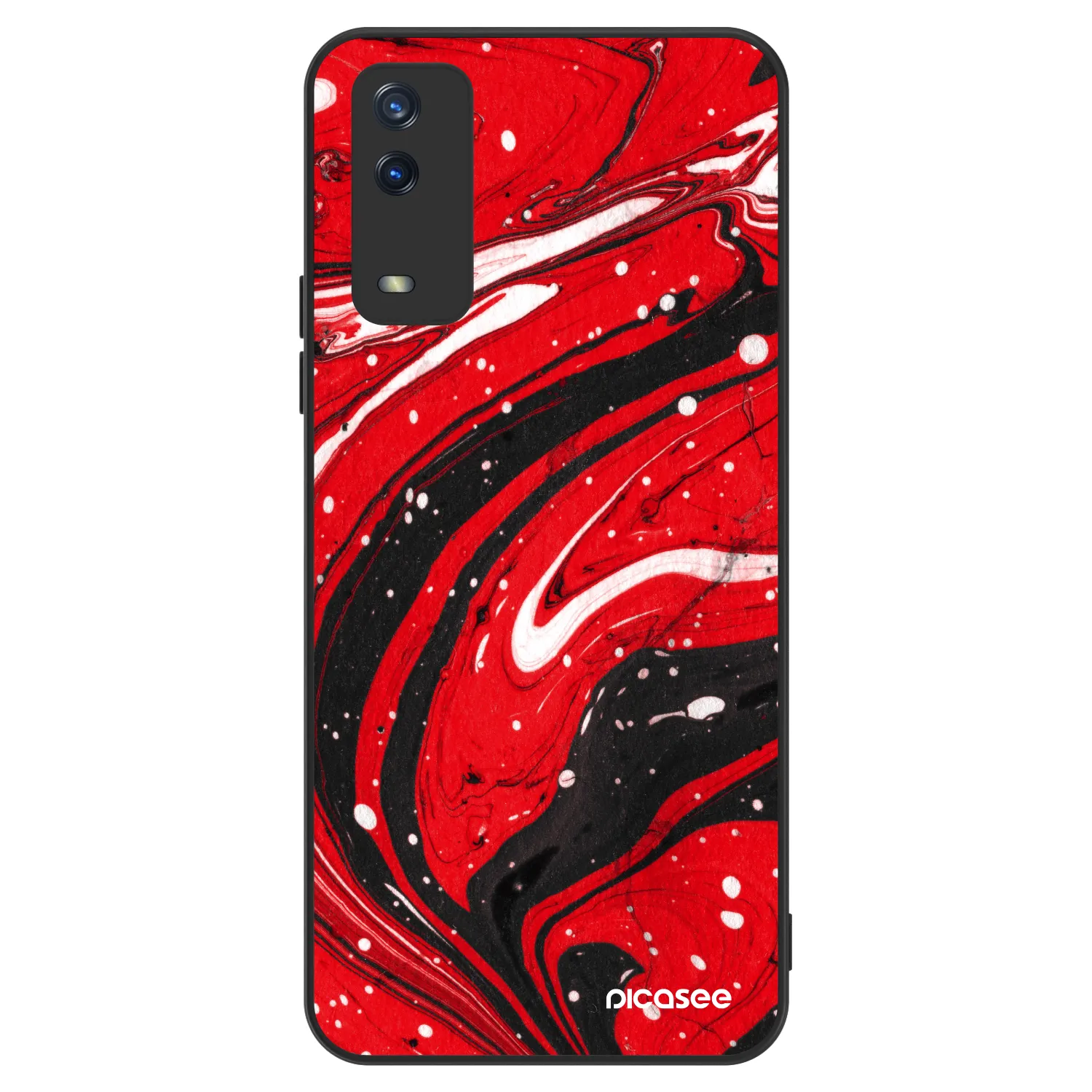 Picasee ULTIMATE CASE pro Vivo Y11s - Red black