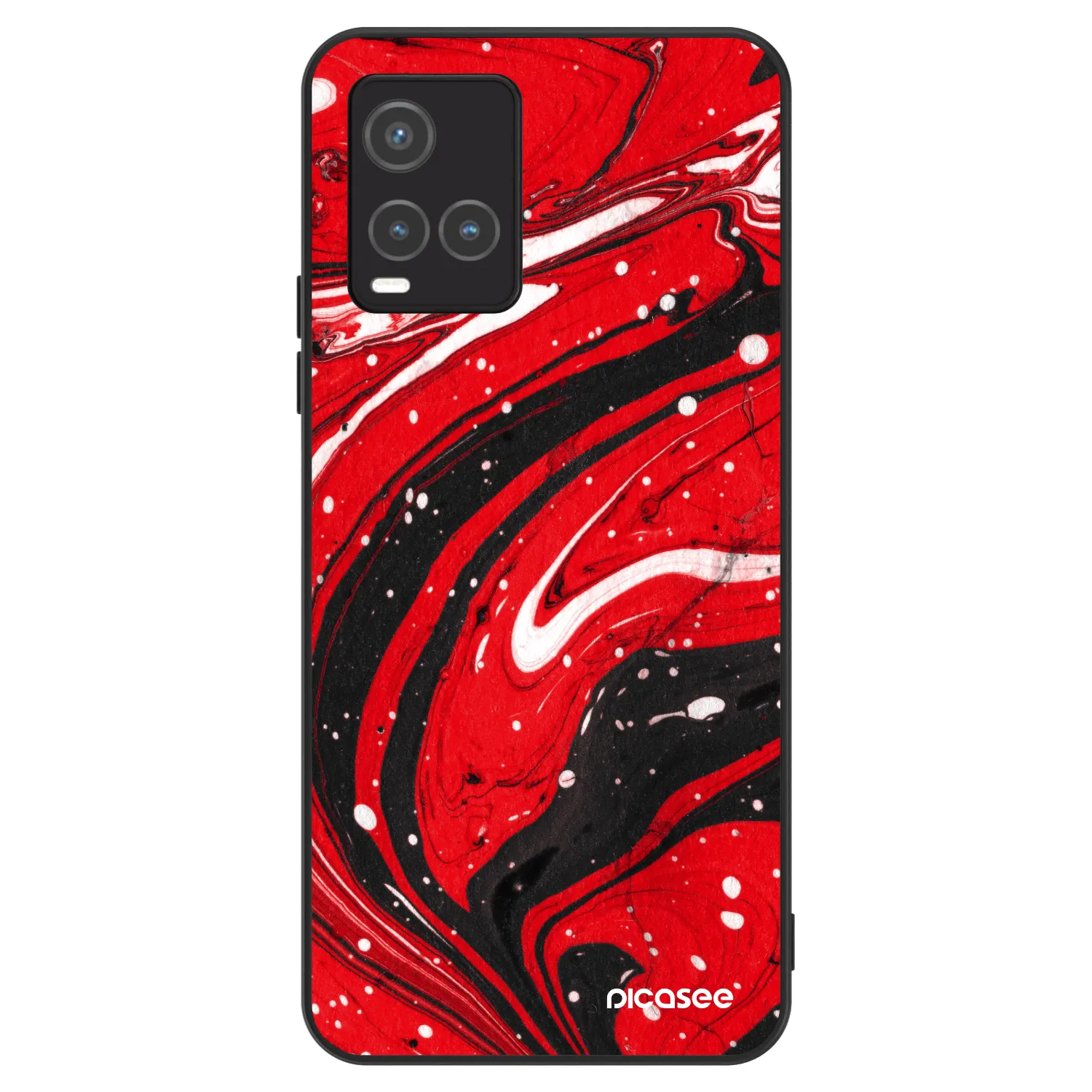 Picasee ULTIMATE CASE pro Vivo Y33s - Red black