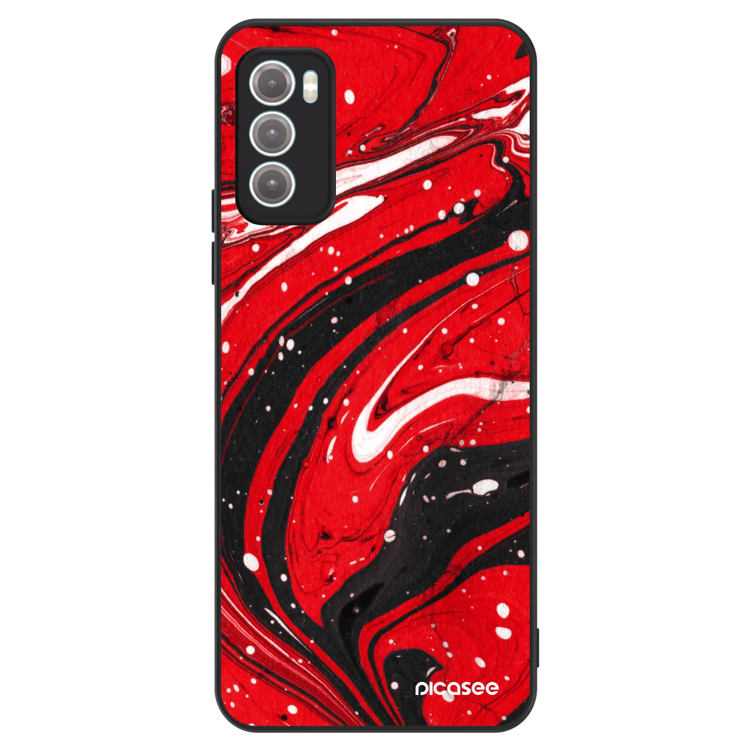 Picasee ULTIMATE CASE pro Motorola Moto G60 - Red black
