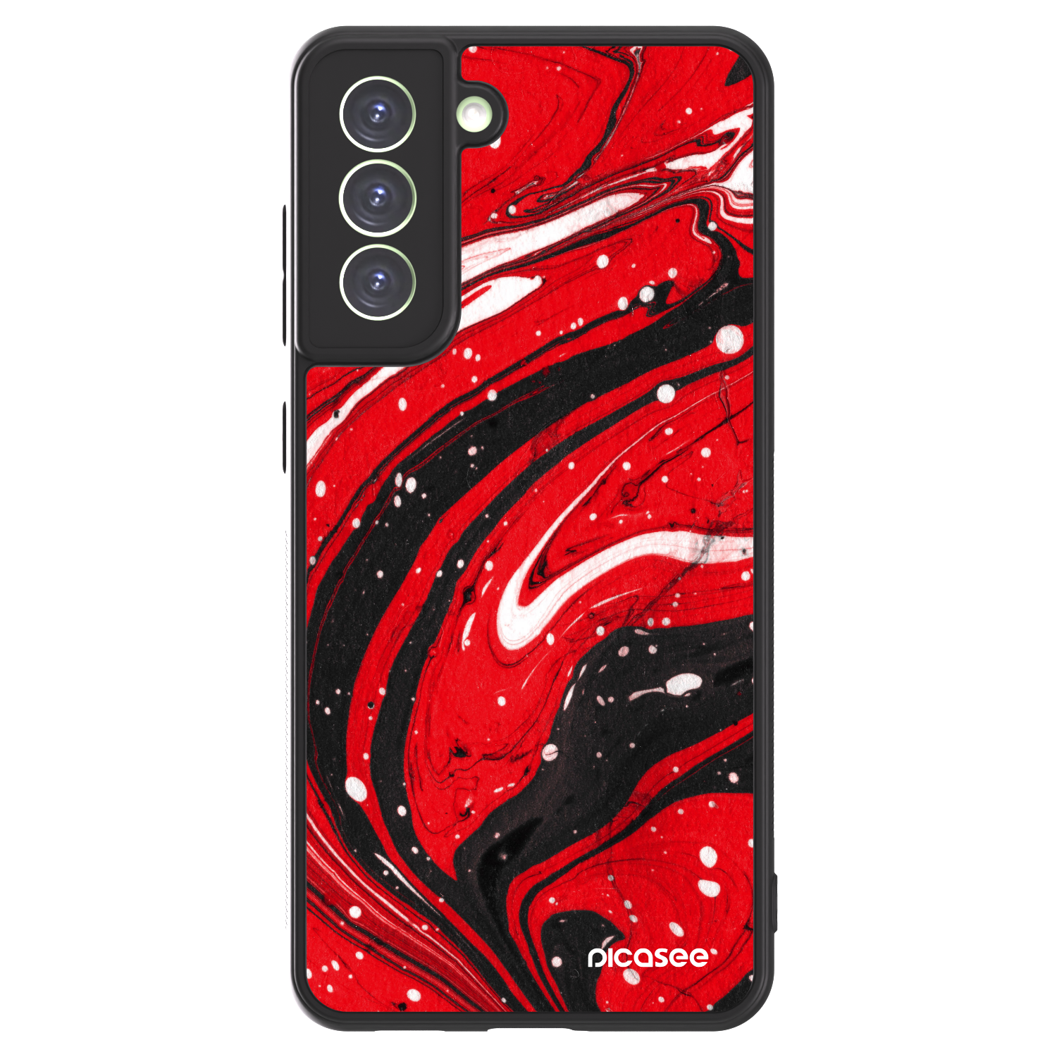 Picasee ULTIMATE CASE pro Samsung Galaxy S21 FE 5G - Red black