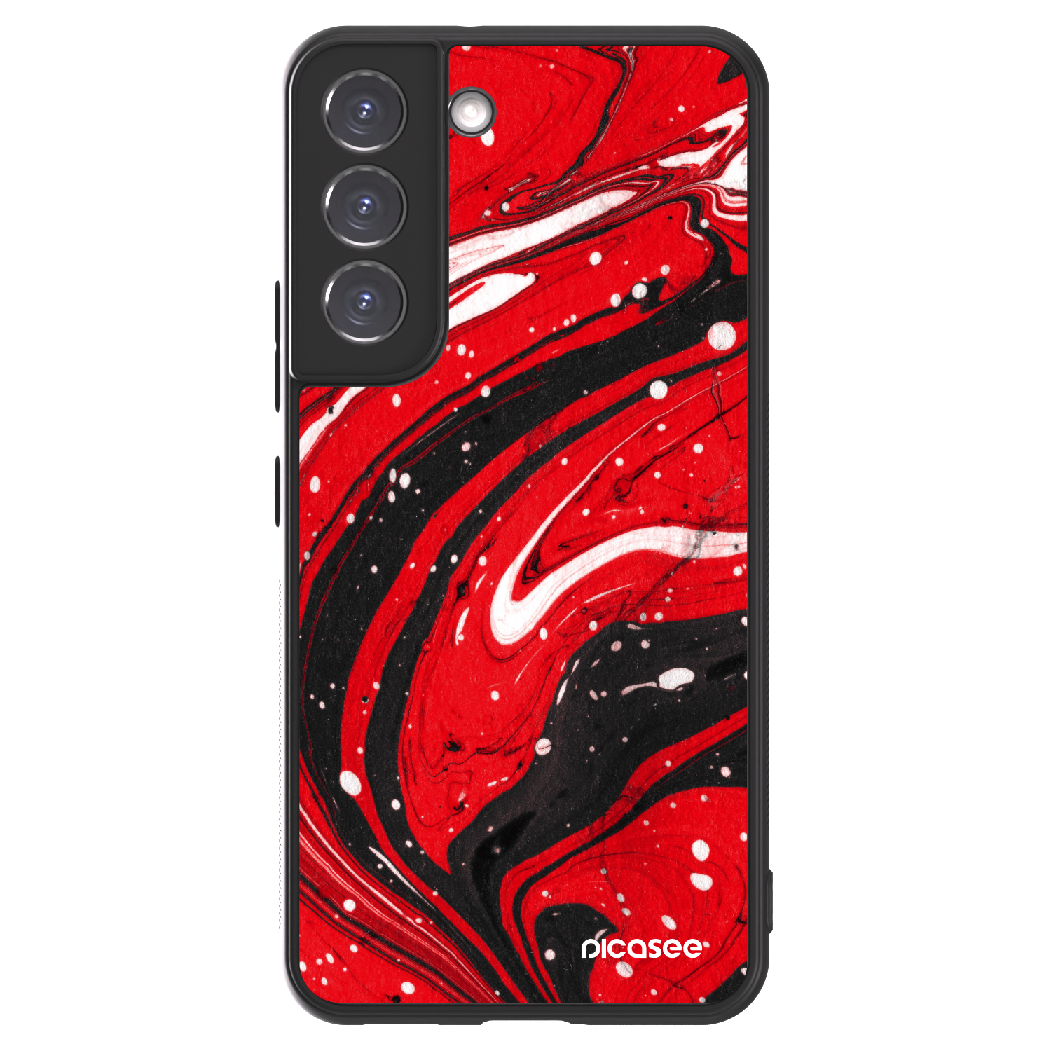 Picasee ULTIMATE CASE pro Samsung Galaxy S22 5G - Red black