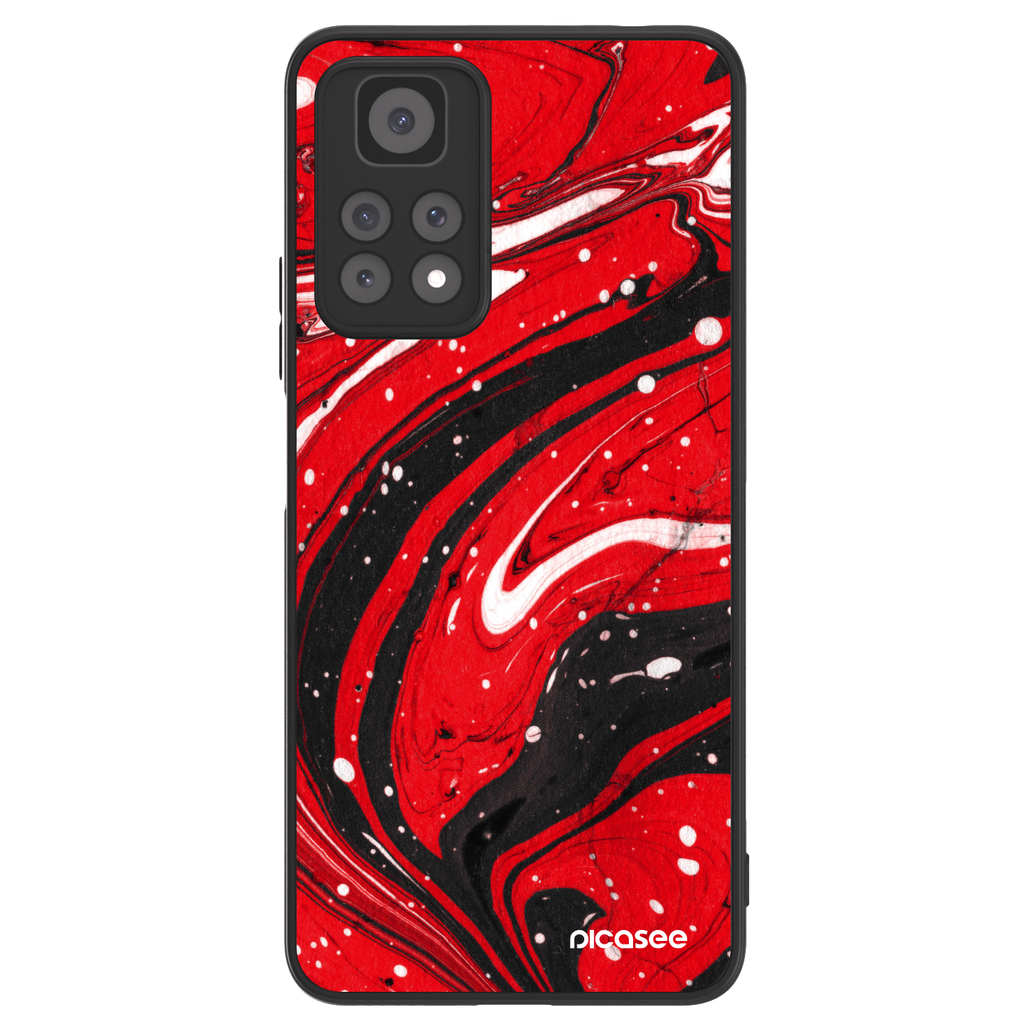 Picasee ULTIMATE CASE pro Xiaomi Redmi Note 11 Pro - Red black