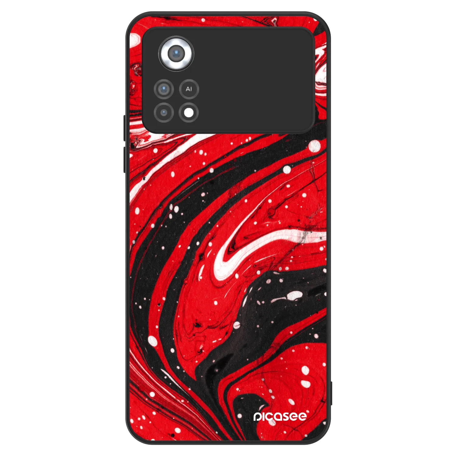 Picasee ULTIMATE CASE pro Xiaomi Poco X4 Pro 5G - Red black