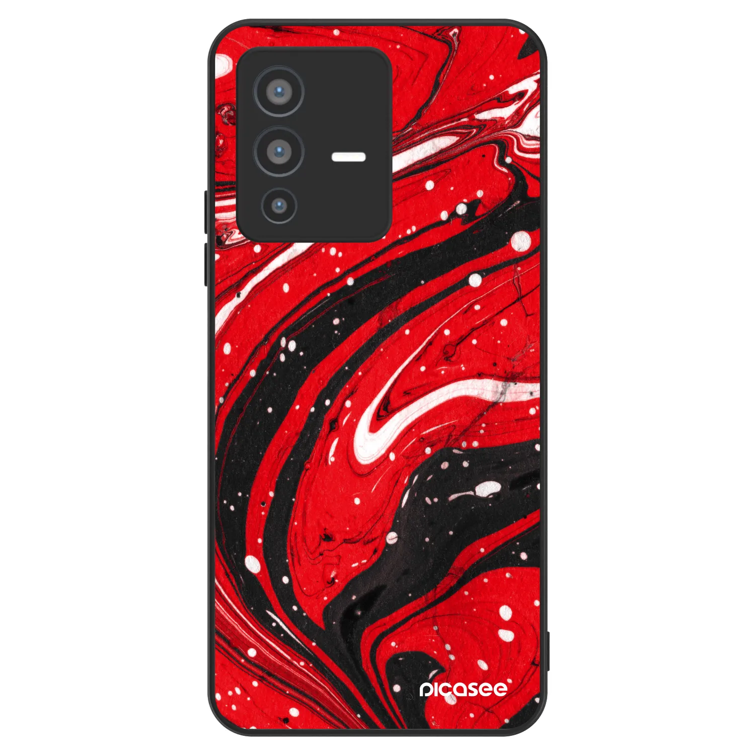 Picasee ULTIMATE CASE pro Vivo V23 5G - Red black