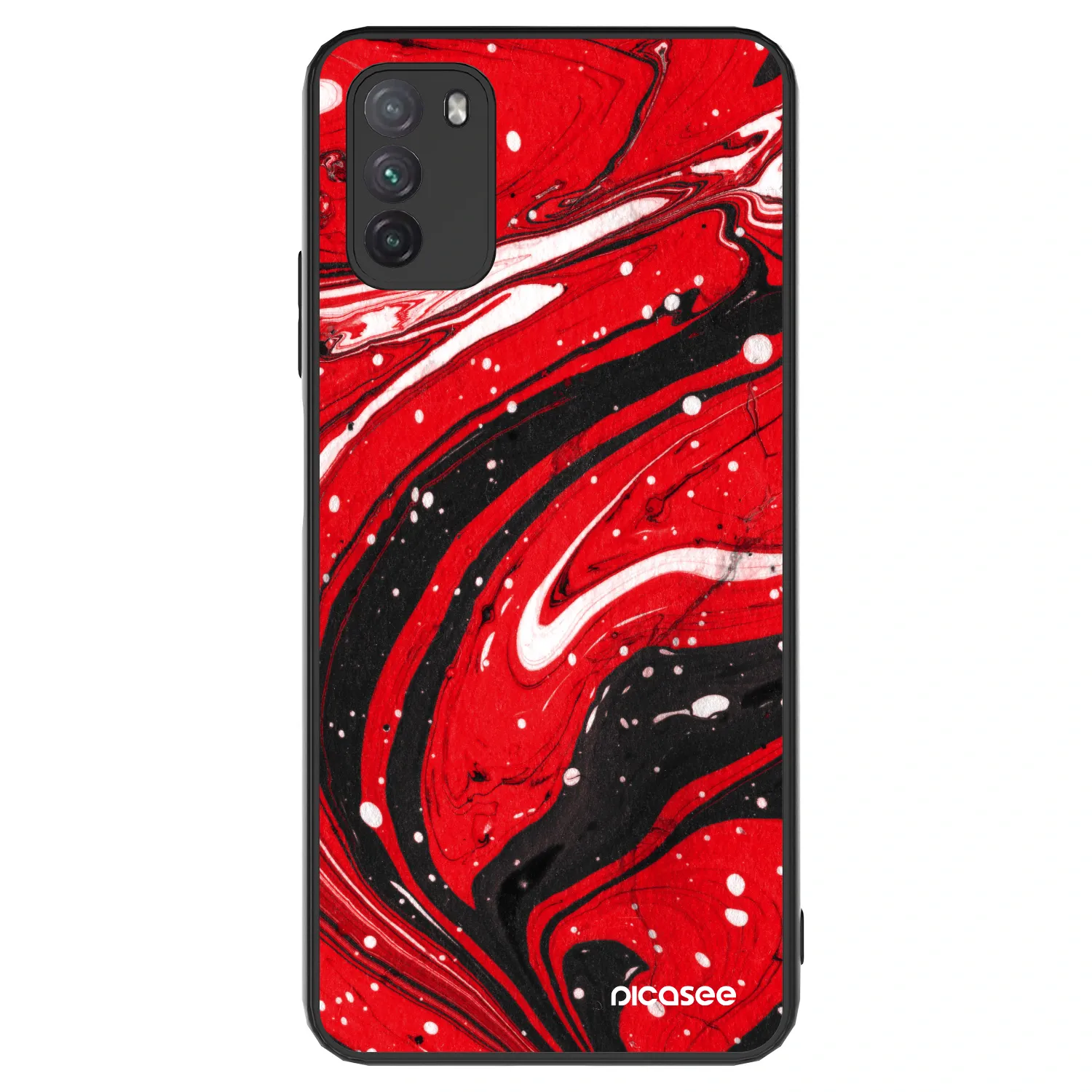 Picasee ULTIMATE CASE pro Xiaomi Poco M3 - Red black