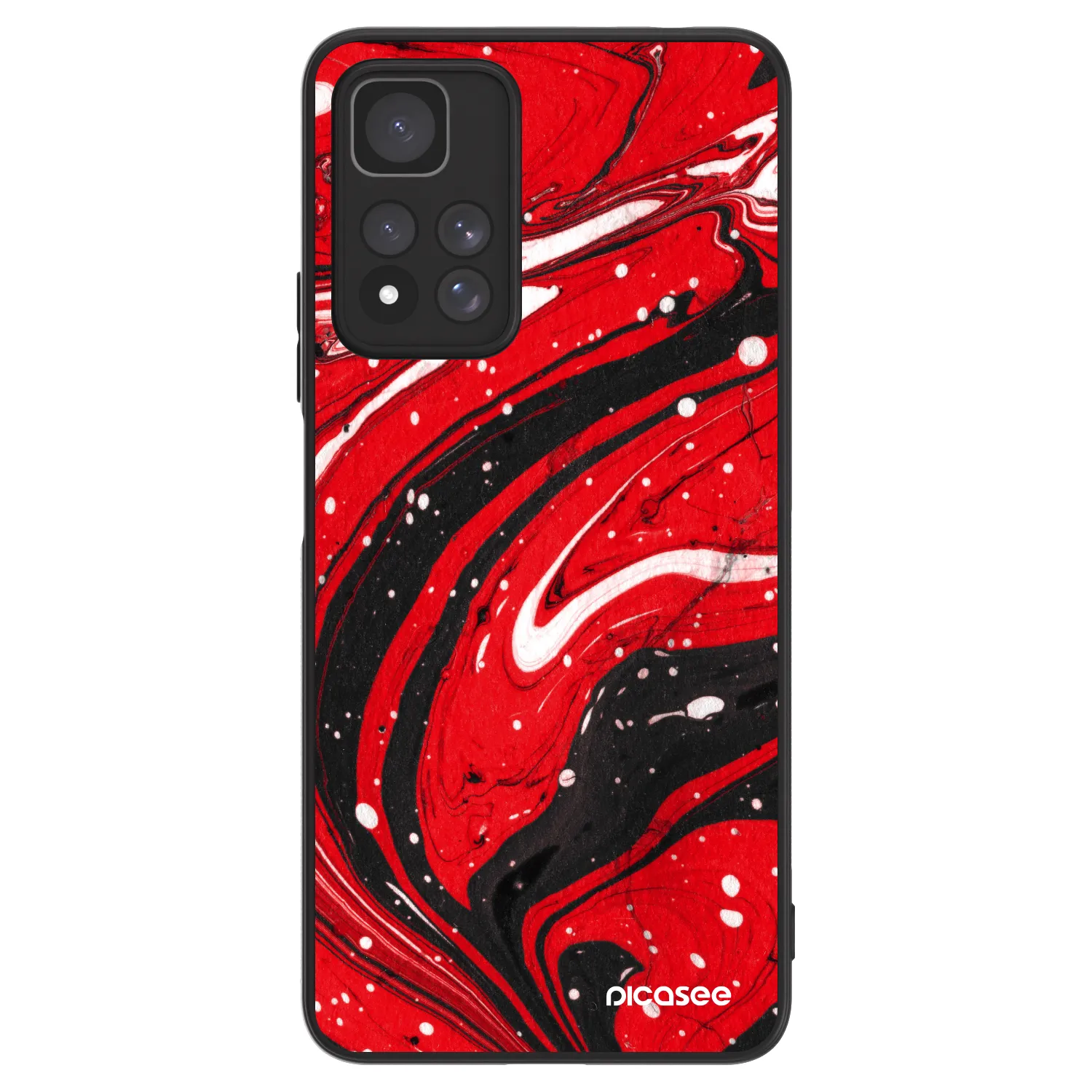 Picasee ULTIMATE CASE pro Xiaomi Redmi Note 11 Pro+ 5G - Red black