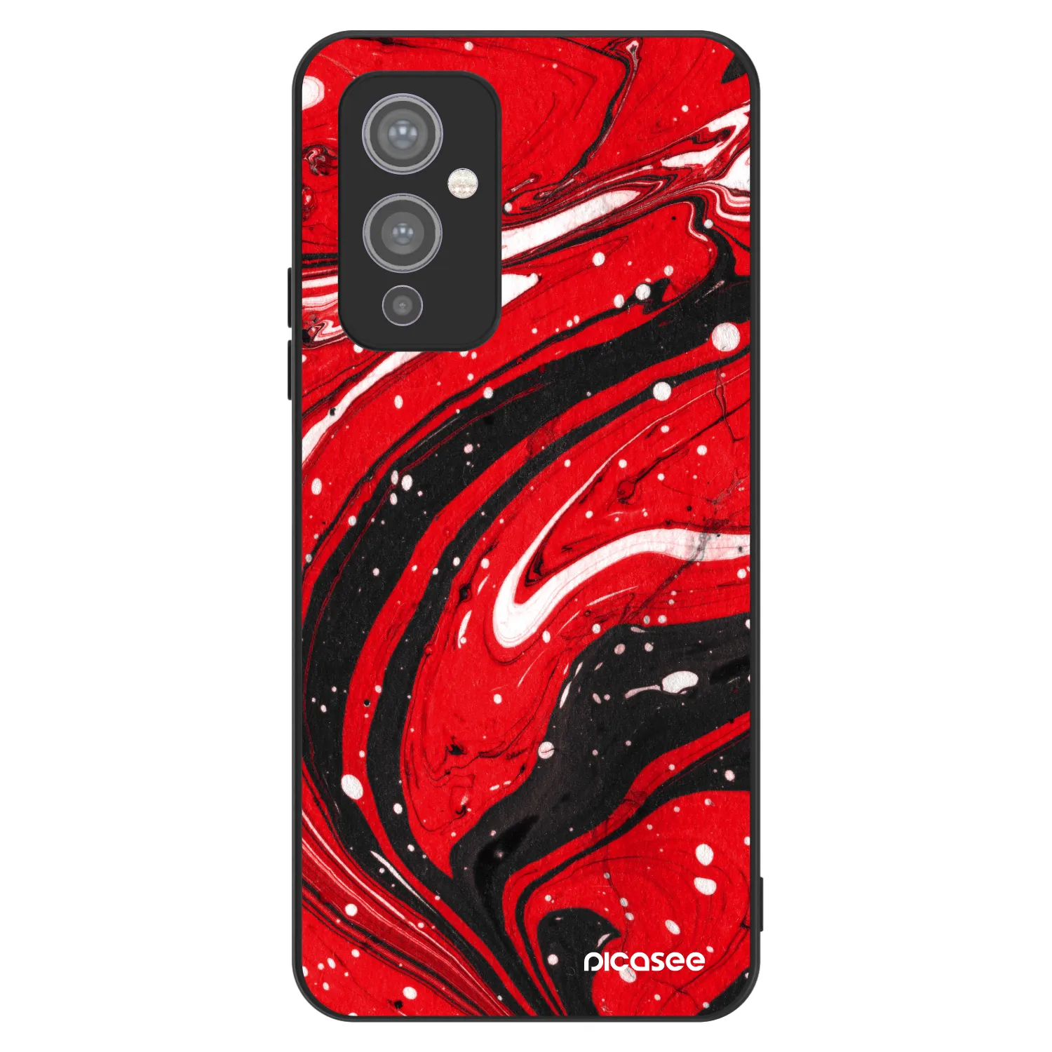 Picasee ULTIMATE CASE pro OnePlus 9 - Red black