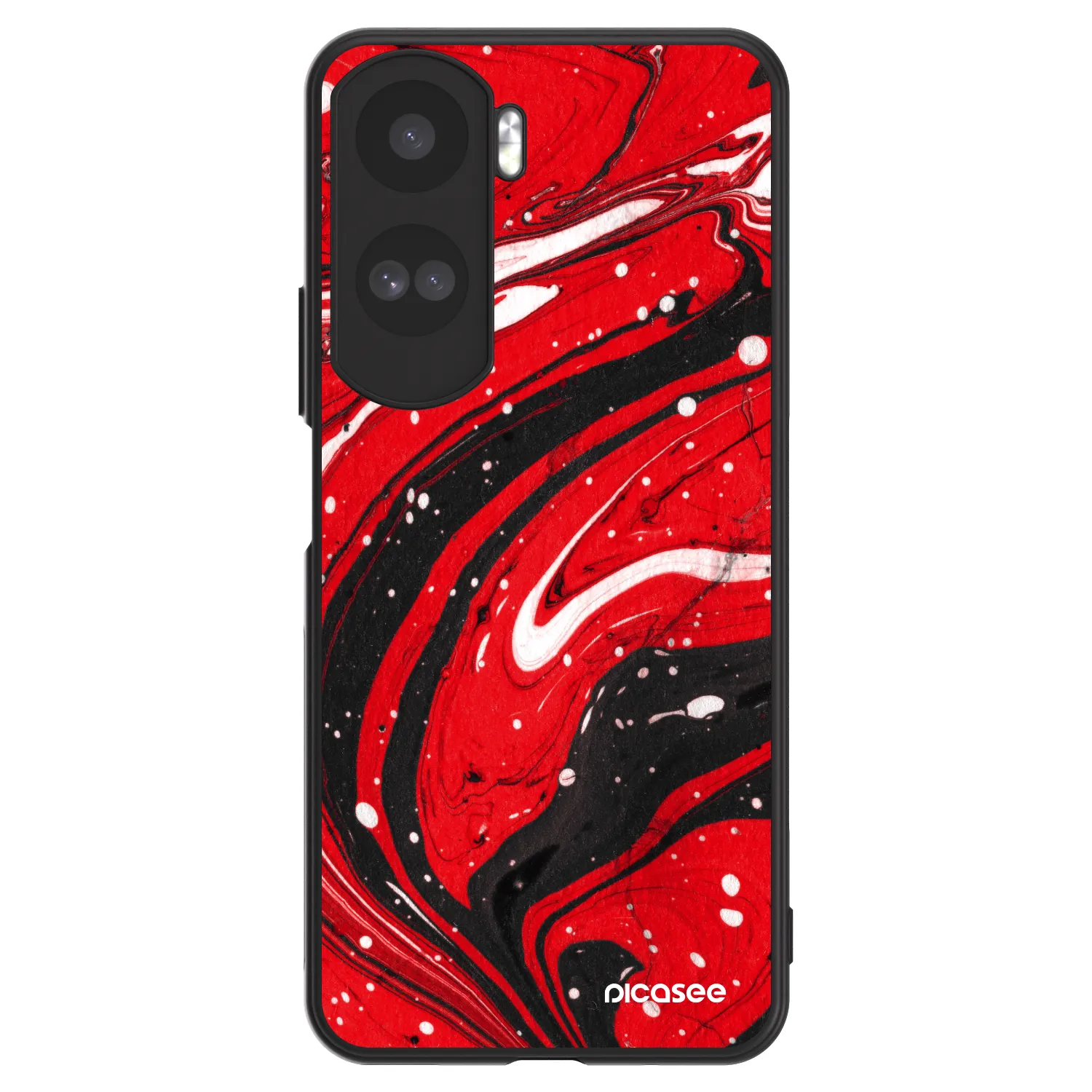 Picasee ULTIMATE CASE pro Honor 90 Lite 5G - Red black